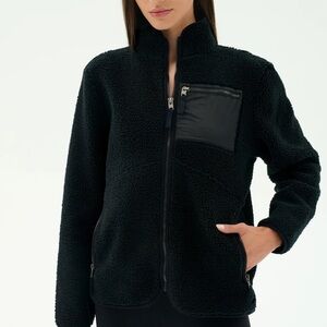 Splits59 Harris Black Sherpa Jacket